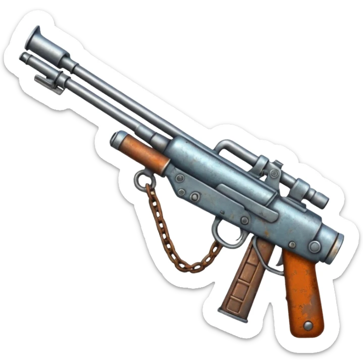 harpoon gun sticker