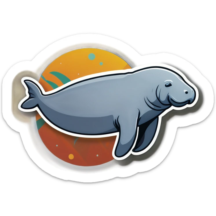 Manatee  sticker