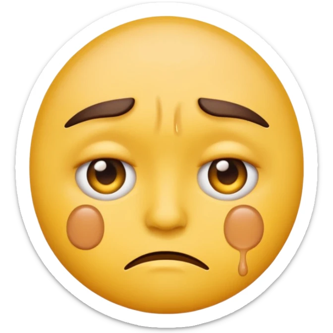 sad emoji with bruise under eye
no i would like skmilar to smiling face holding up tearsnot tears just bruise🥹this wmoji but with one bruise instead of tears sticker