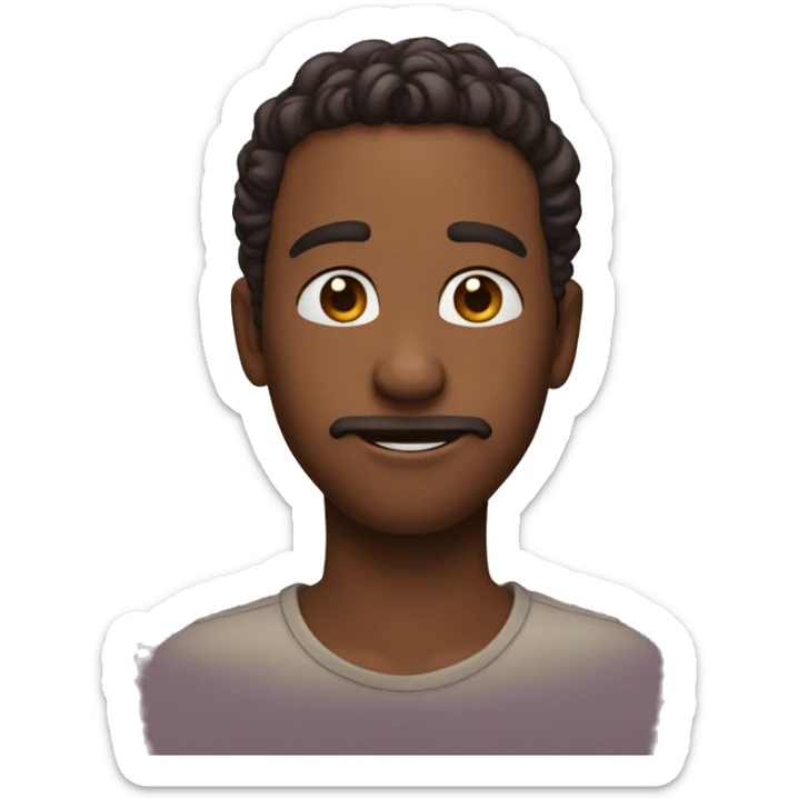 create an emoji that looks like a person who is  heart warmed and says awww so sweer sticker