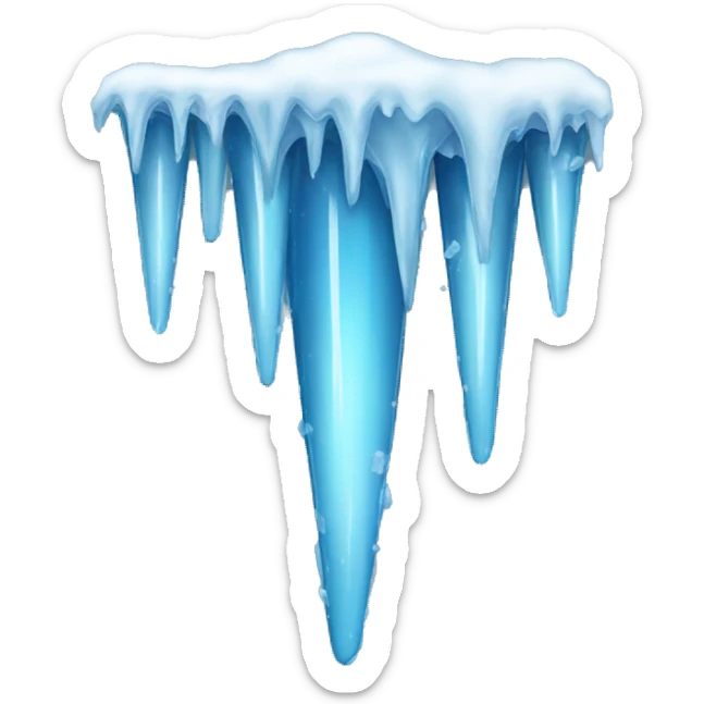 Icicles  sticker