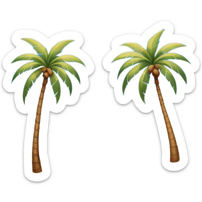 Cinematic Realistic Beach Emoji in a wooden frame, Sunny and bright, with soft golden sand stretching as far as the eye can see, gently lapping waves crashing onto the shore, and a clear, blue sky above. Palm trees sway in the warm breeze, crystal clear water of the waves on the landscape. Soft glowing outline, capturing the essence of a relaxed, joyful beach day filled with sun, sand, and surf! sticker