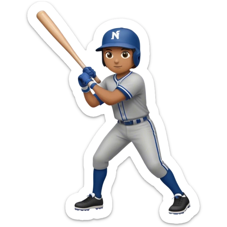 I want to see the shape of the state if nevada taking a swing with a baseball bat sticker