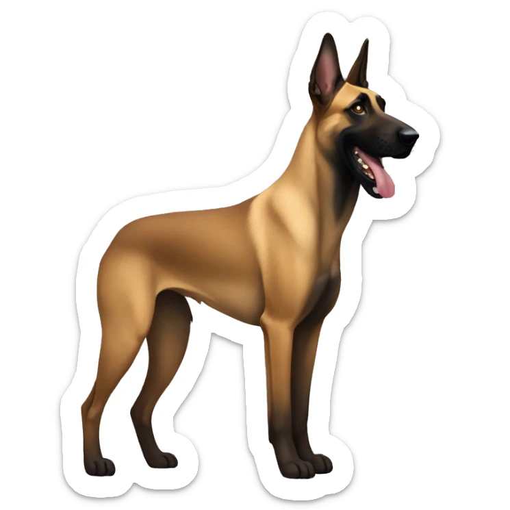 belgian malinois  sticker