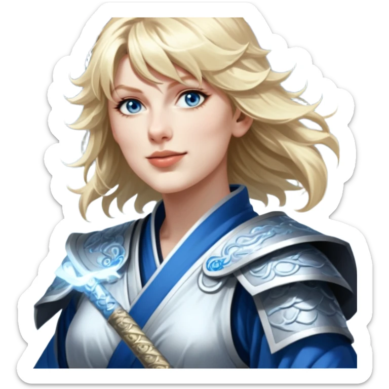 Moonlit Samurai sticker