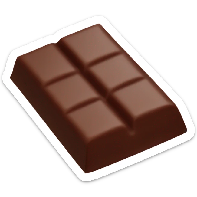 chocolate bar sticker