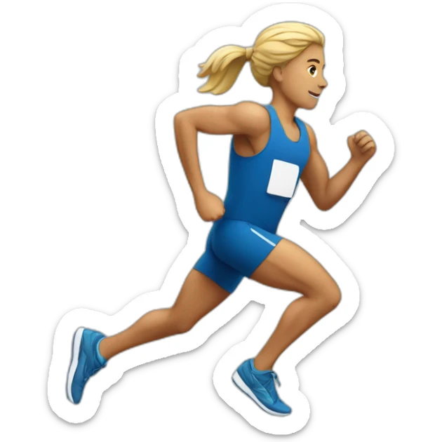 runner sticker