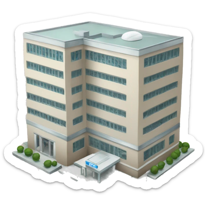 Hospital sticker