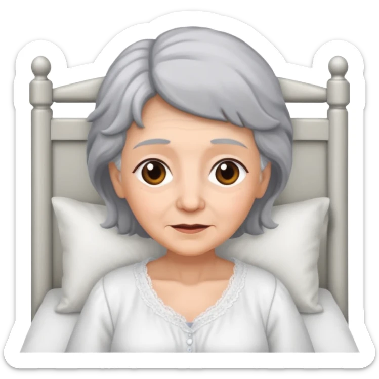 The Grandmother in the fairy tale Little Red Riding Hood sticker