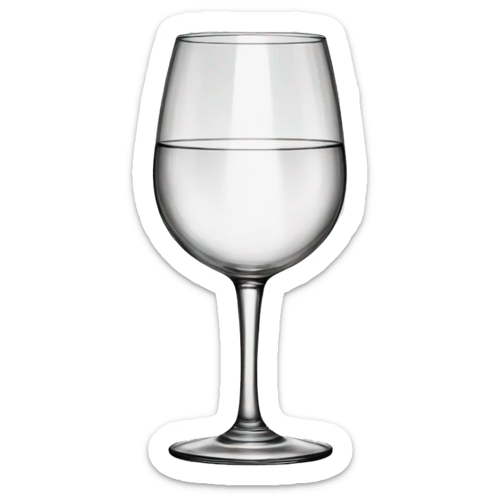 Wine glass  sticker