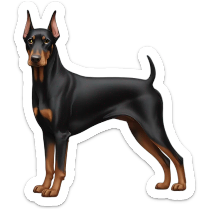 dobermann sticker