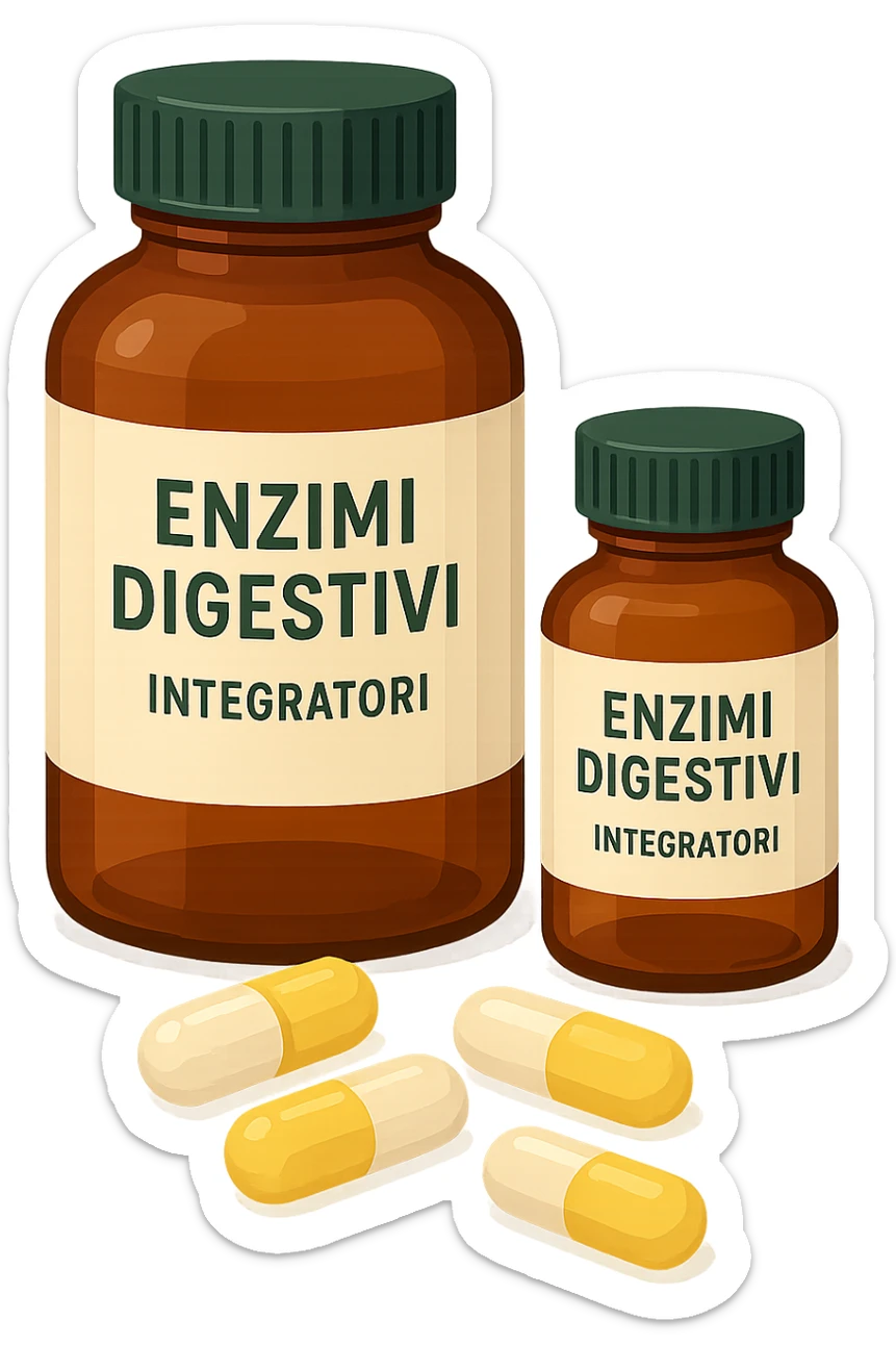 enzimi digestivi integratori sticker