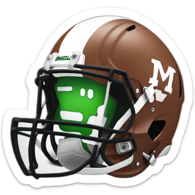 marshall football sticker