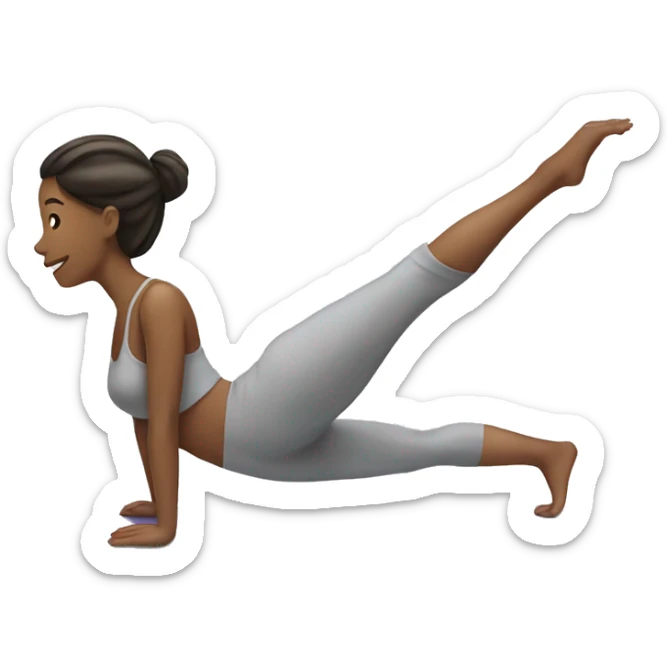 Pilates girl  sticker