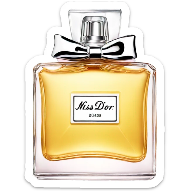 Miss dior perfume sticker