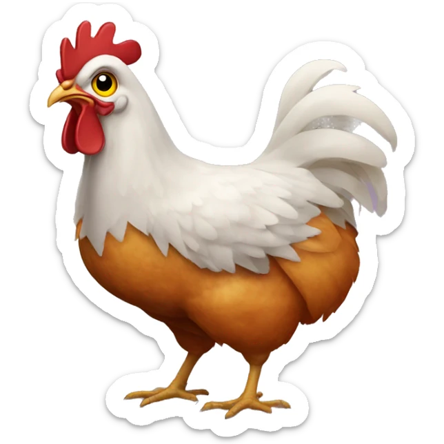 halloween chicken sticker