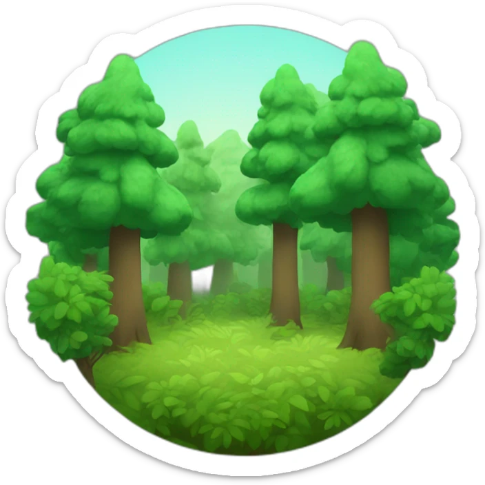 forest sticker