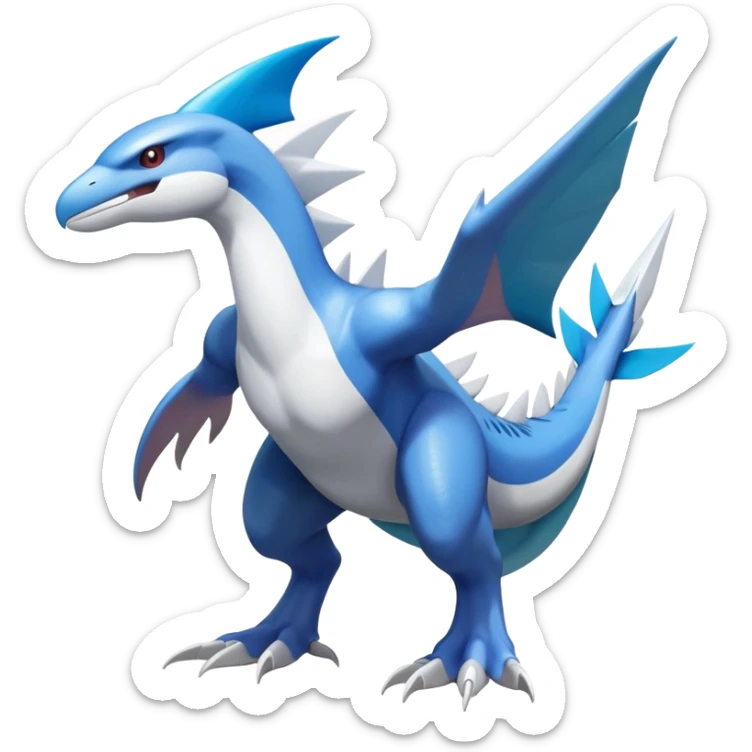 Latios-Kyurem-Gabite-Latias-Fakémon-hybrid (full body) sticker