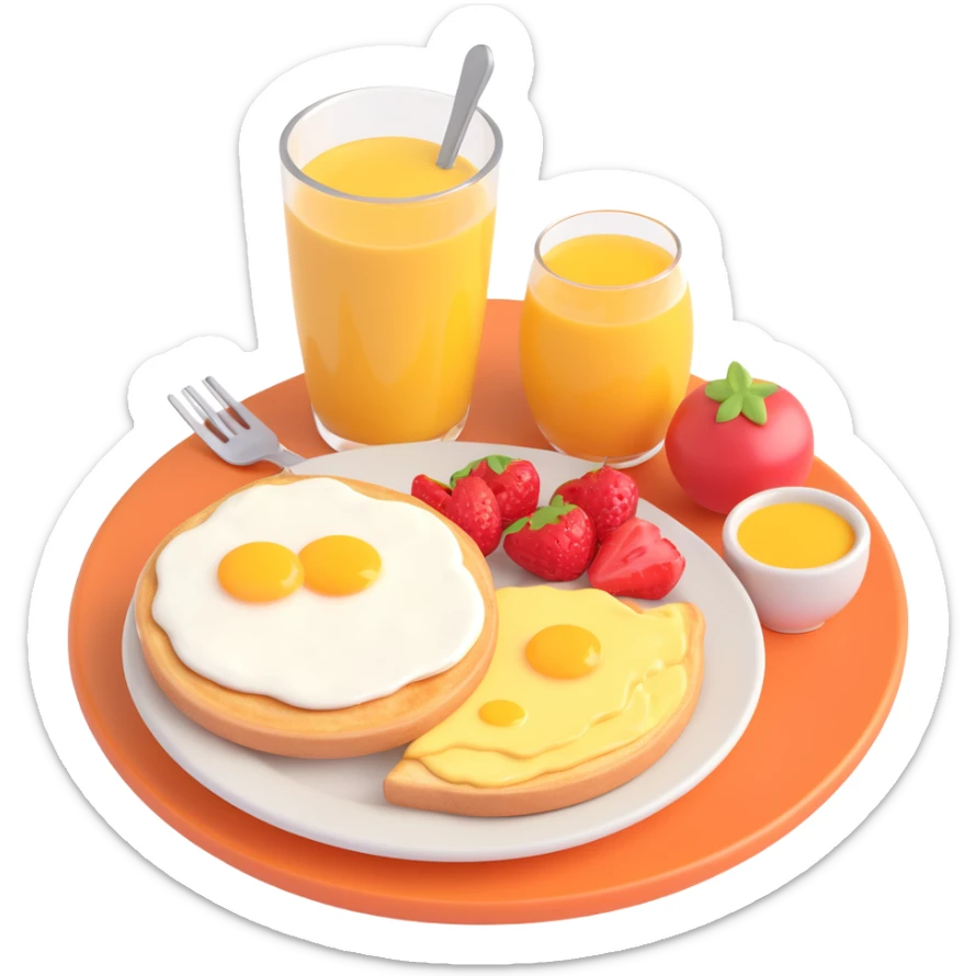 breakfast sticker