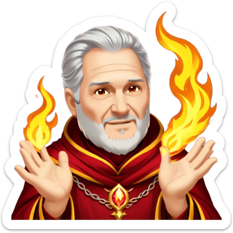 Pyromancer sticker