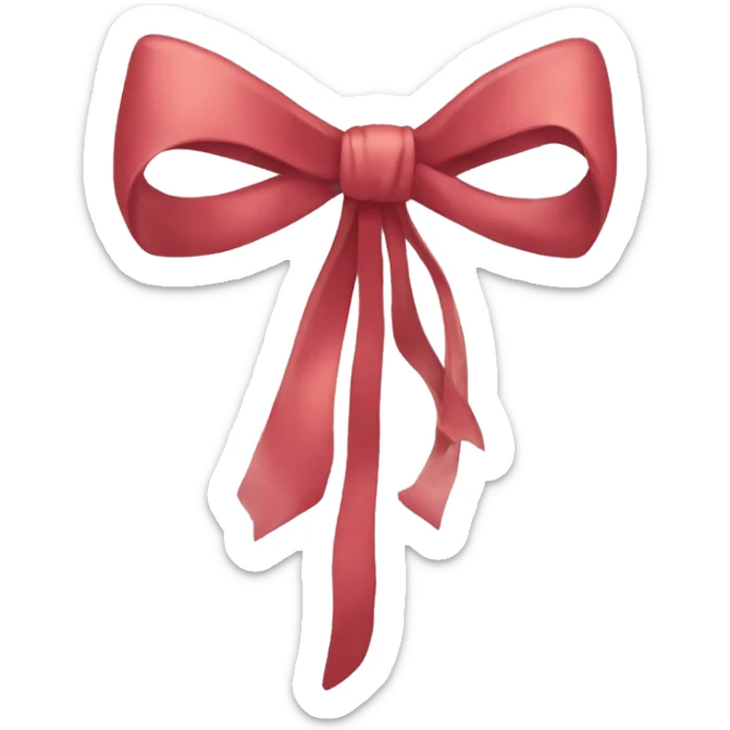 Bow sticker
