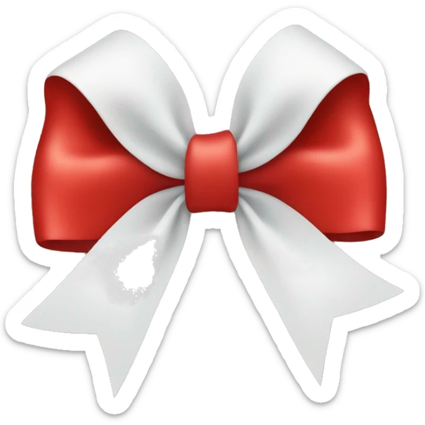 red bow sticker
