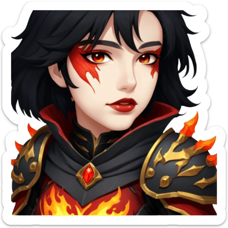 Volcanic Warlock sticker
