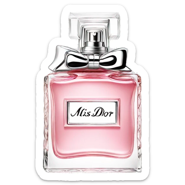 Miss dior perfume sticker