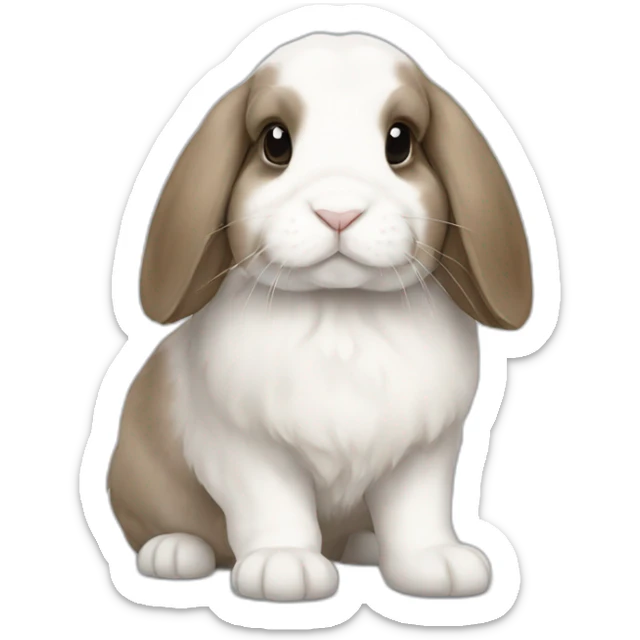 holland lop sticker