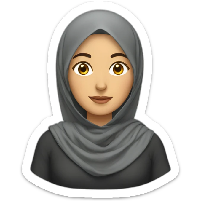 Iranian woman sticker