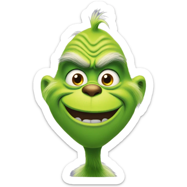 Grinch sticker