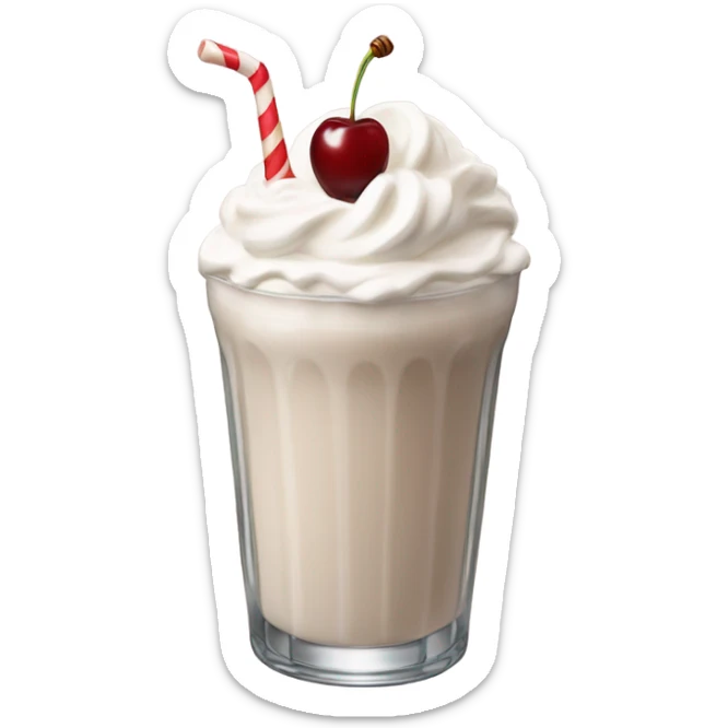 Milkshake sticker