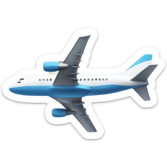 Airplane sticker