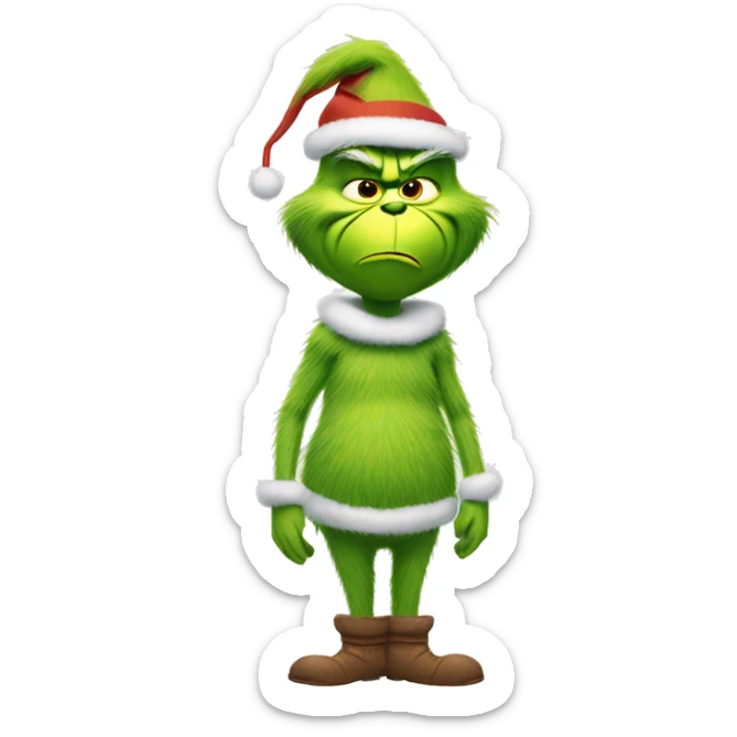 The grinch  sticker