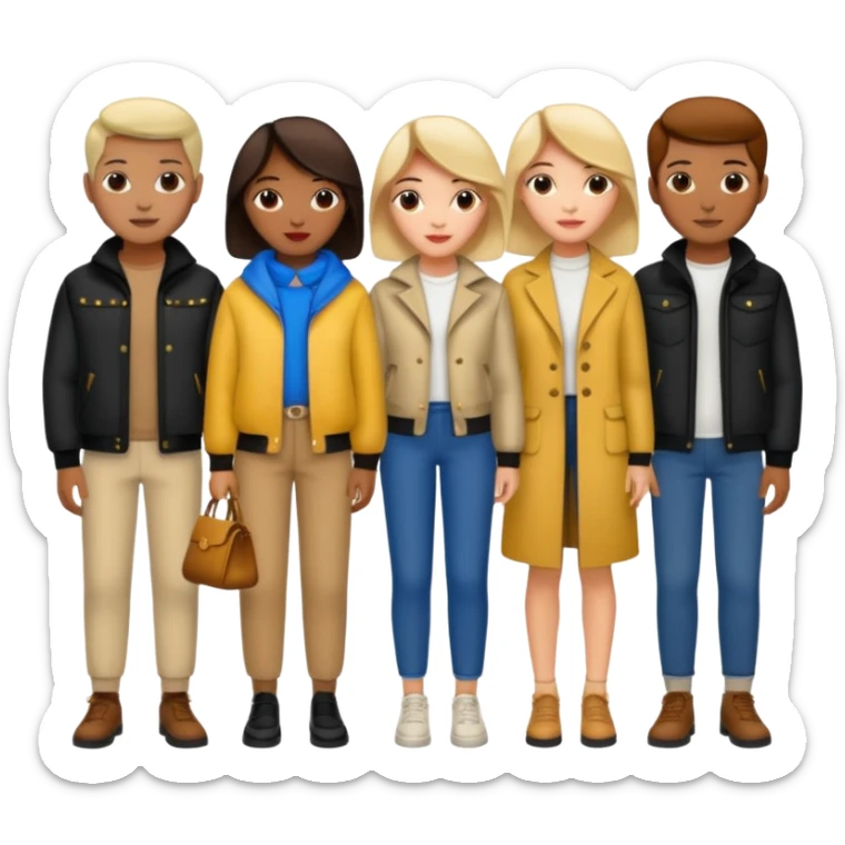 Josh King Madrid JetSet, Tefi Valenzuela, Ana Cheri, Valeria Orsini, Timiree, Kim Kardashian , Kylie Jenner, Narmin Assira, Jamie Maelani, Ashley Flores, Dan Fleyshman, DanielG, Shelby Sapp sticker