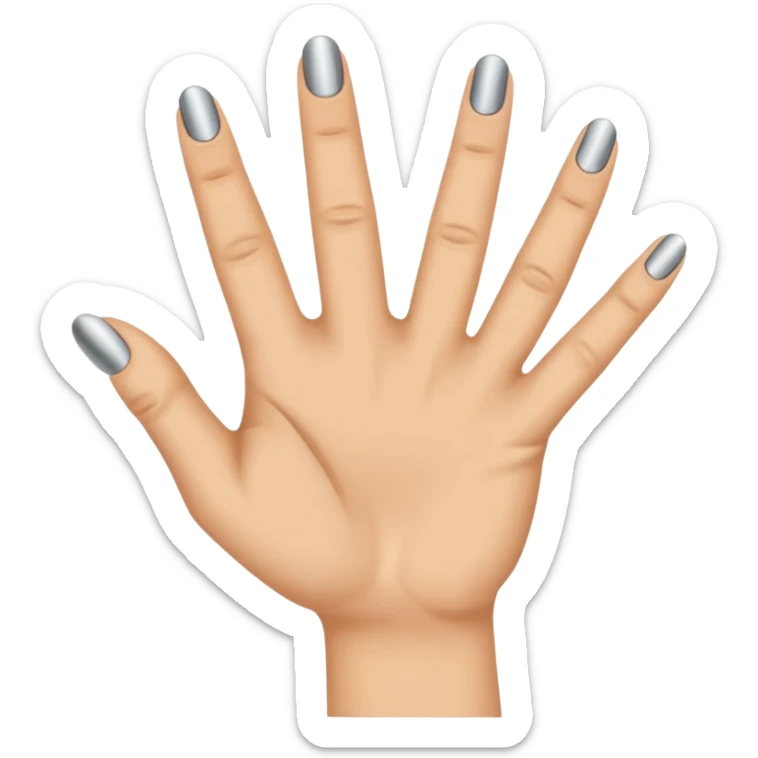 starke metal hand daumen zeigefinger und kleiner finger gestreckt, mittelfinger und ringfinger geballt sticker