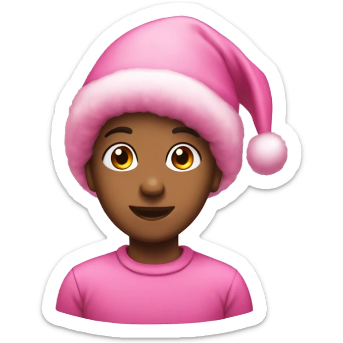 Pink Christmas  sticker