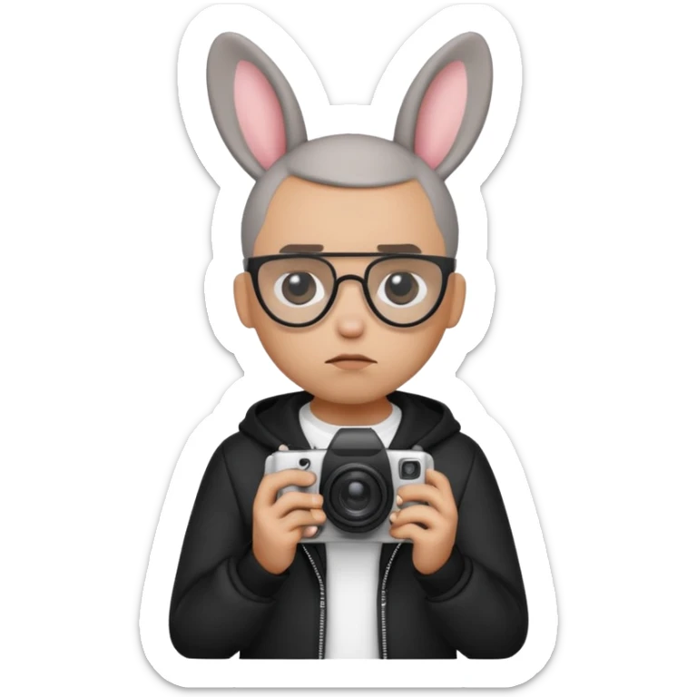Necesito 5 emojis de Bad bunny con temática de su álbum debí tirar mas fotos, sticker