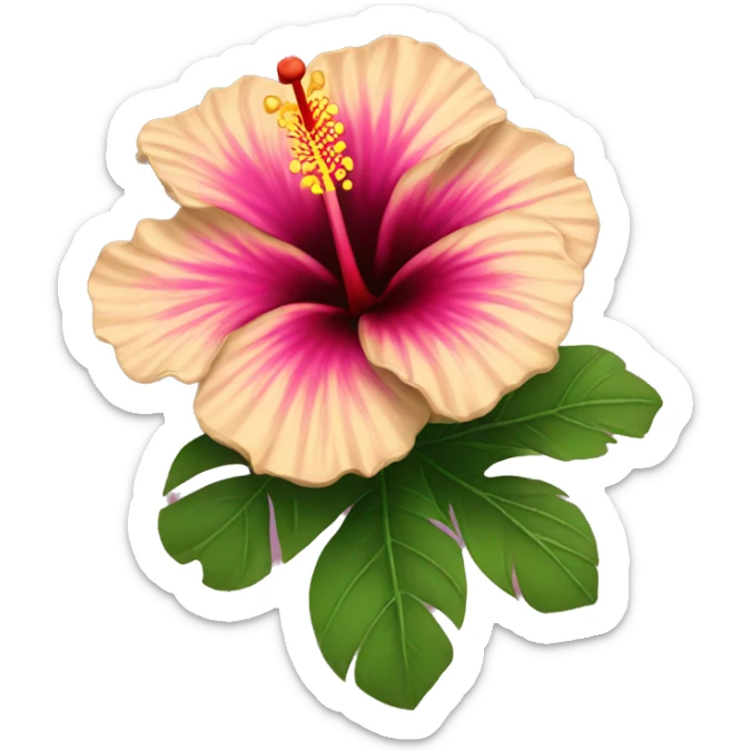 hibiscus sticker