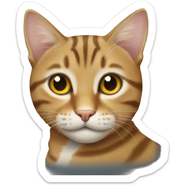 tabby cat sticker