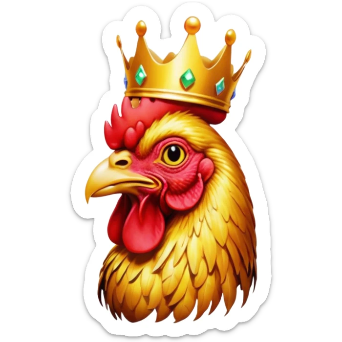The Crispy Diadem of the Sub-Reddit Sovereign

A taxidermied rooster, saturated in high-viscosity vegetable oil and carbon-locked at 400 degrees, wearing a miniature crown of RGB-lit fool's gold. sticker