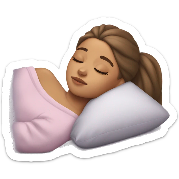 Ariana Grande sleeping sticker