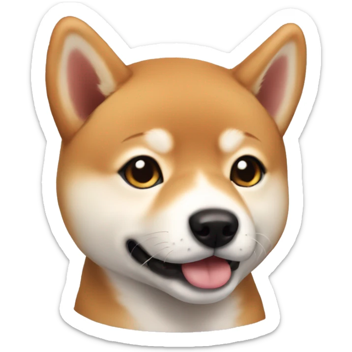 Shiba Inu puppy sticker