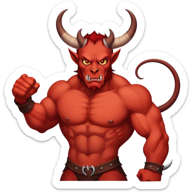 Devil sticker