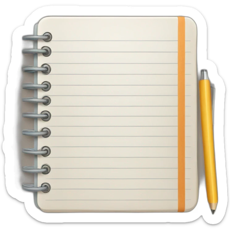 Notebook sticker