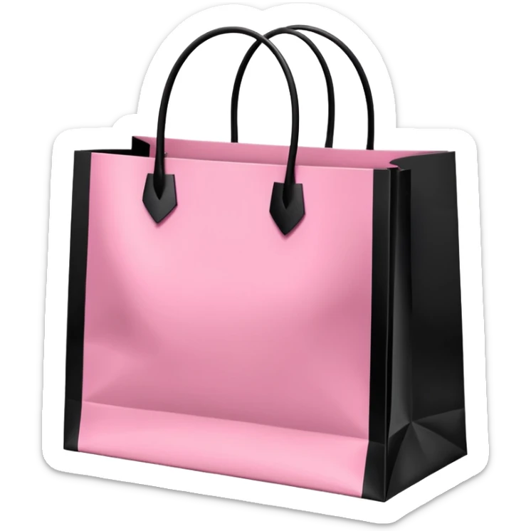 Victoria secret shopping bag and Sephora shopping bag and Chanel shopping bag sticker
