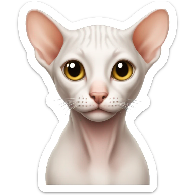 hairless cat sticker