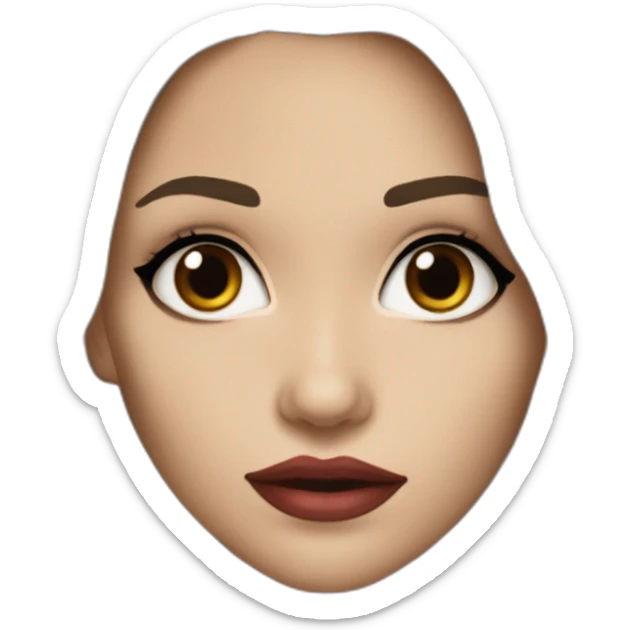 Katerina Pearce vampire diares with wavy long hair by Nina dobrev sticker