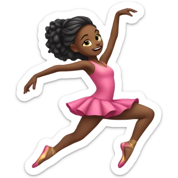Dancer girly hop sticker