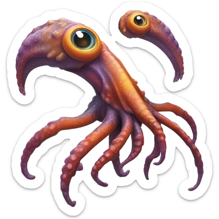 Anomalocaris Weird sticker